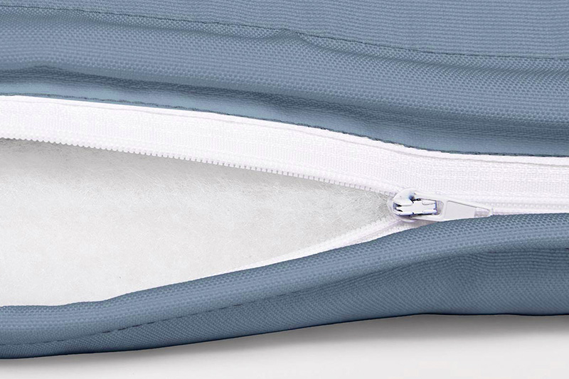 Tejido 100% poliéster y relleno de espuma