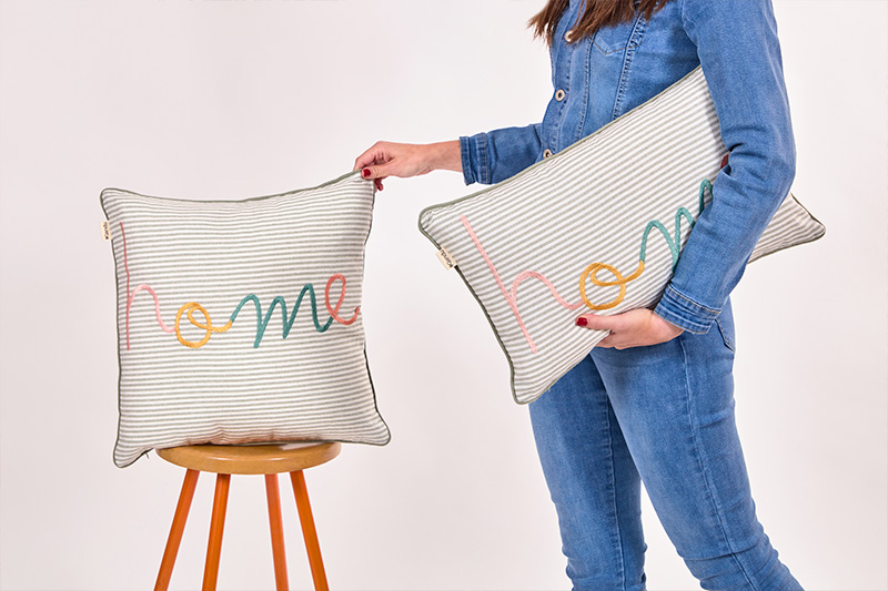 Cojines con relleno y fundas de calidad